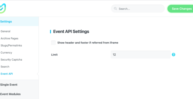 Event API 5