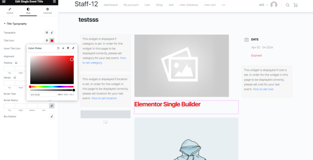 Elementor Single Builder 4