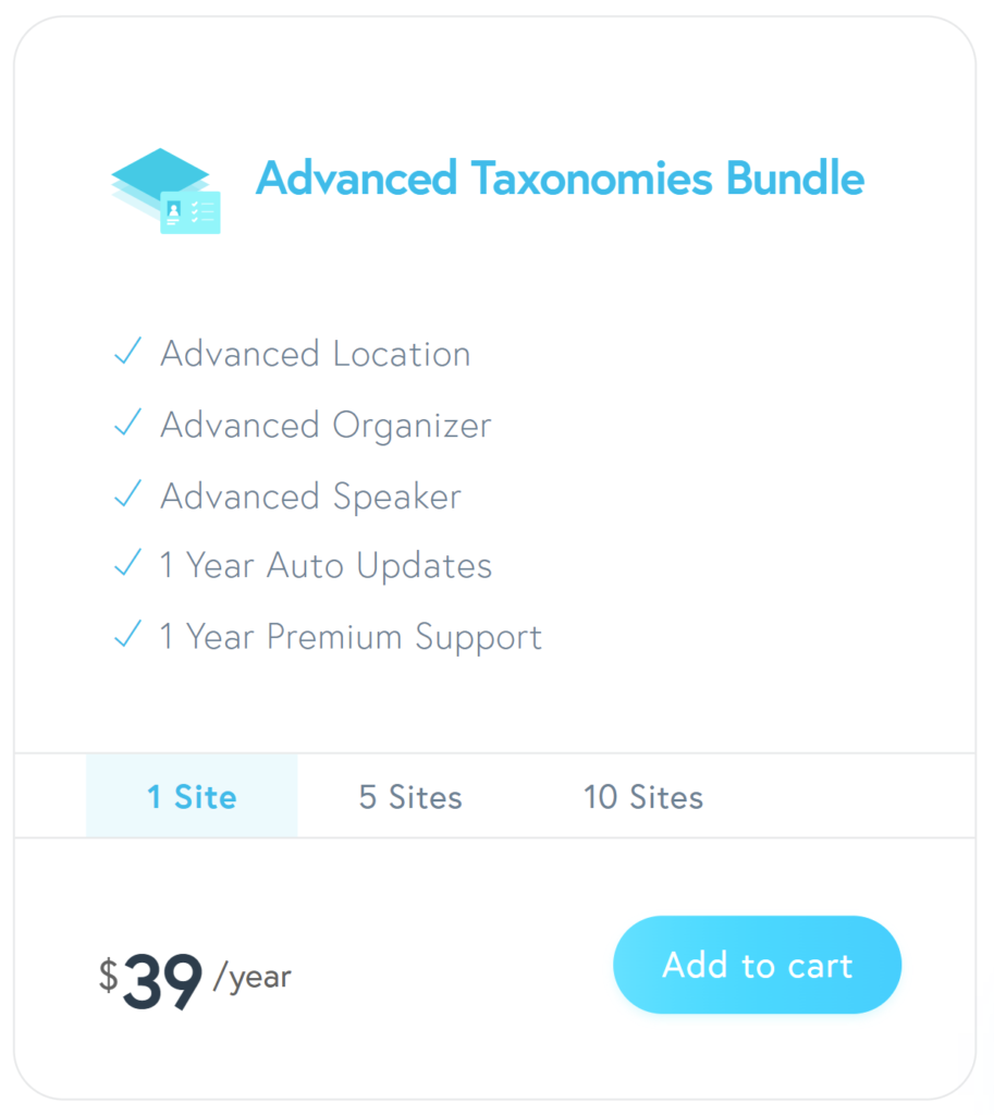 Advanced Taxonomies Bundle