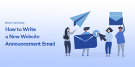 How to Write a New Website Announcement Email