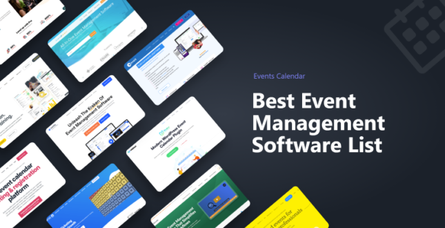 Best Event Management Software List [Updated]