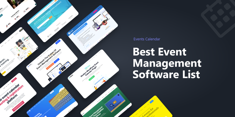 Best Event Management Software List [Updated]