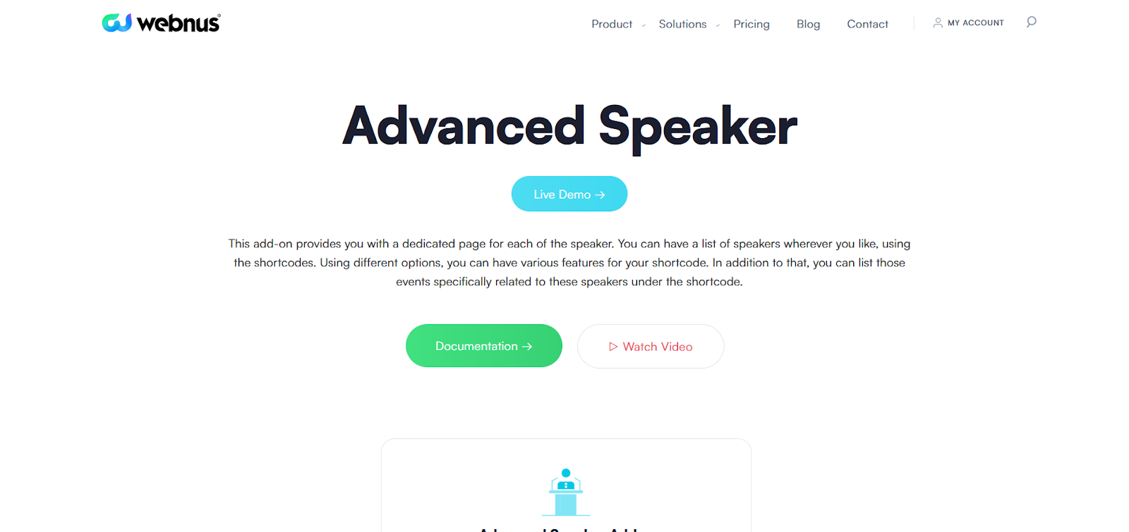 Advanced Speaker