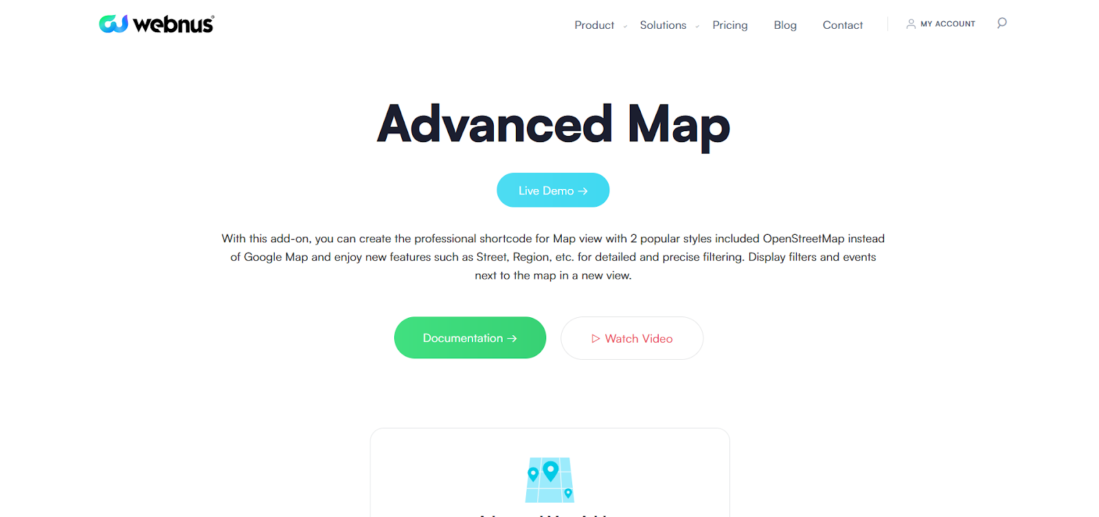 Advanced map