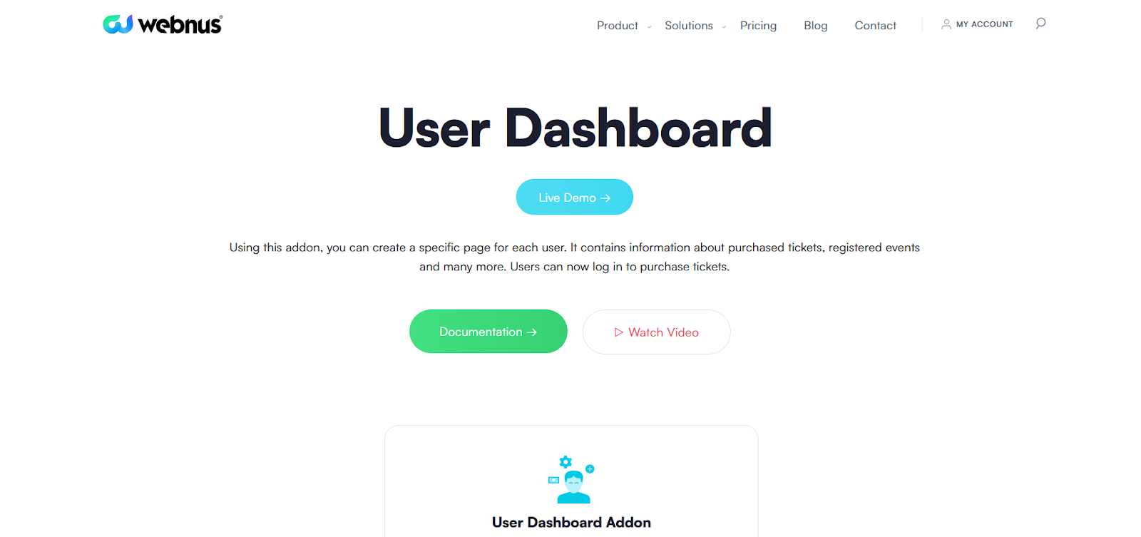 User Dashboard