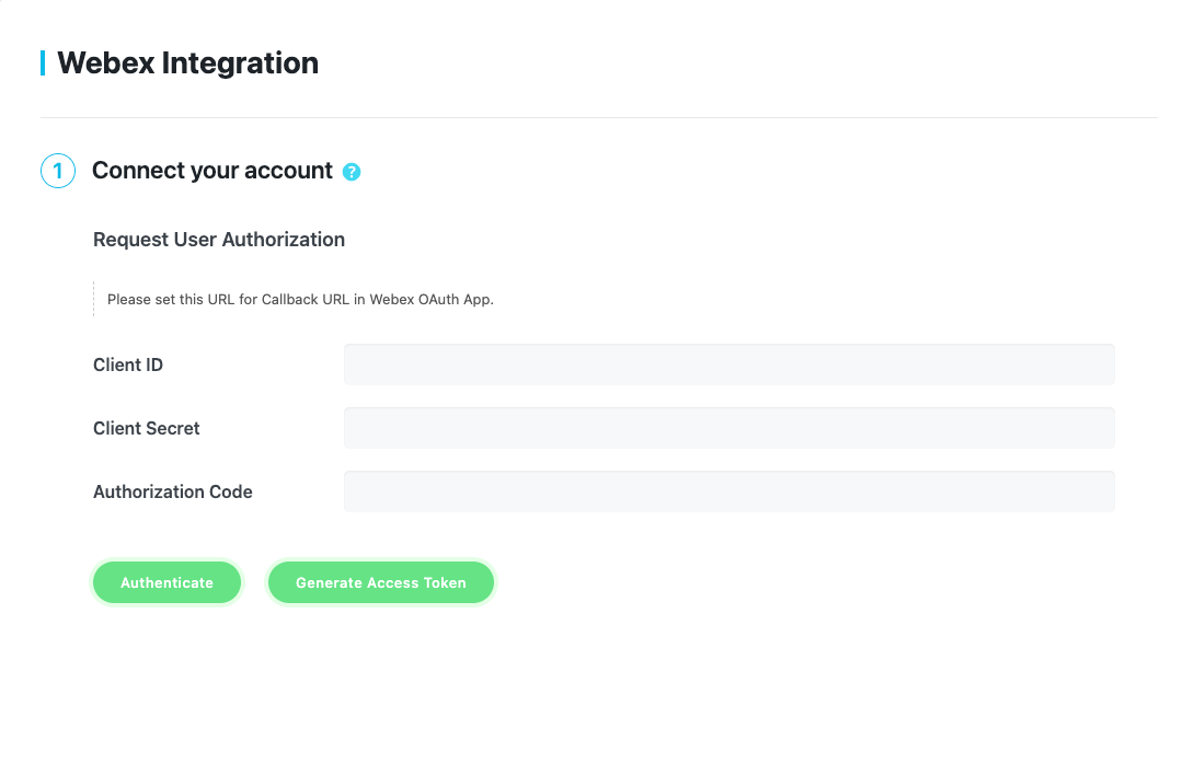 Webex Integration addon provides similar functionalities to the Zoom Integration