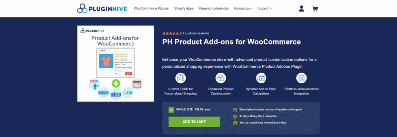 PH Product Add-ons for WooCommerce