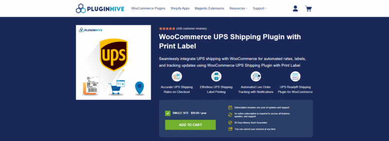 WooCommerce UPS Shipping Plugin with Print Label