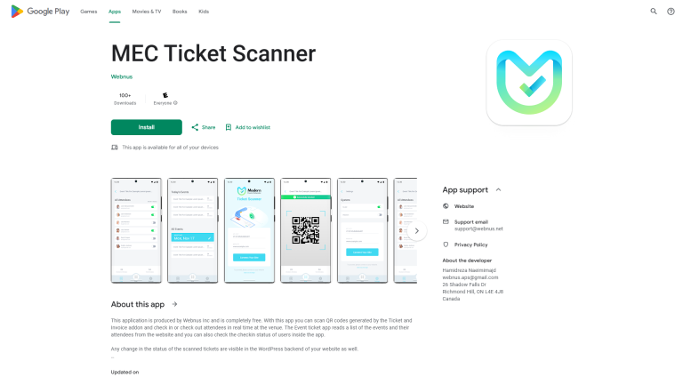 Events Scanner System MEC Ticket Scanner App: The Ultimate Android Event Ticket Scanner