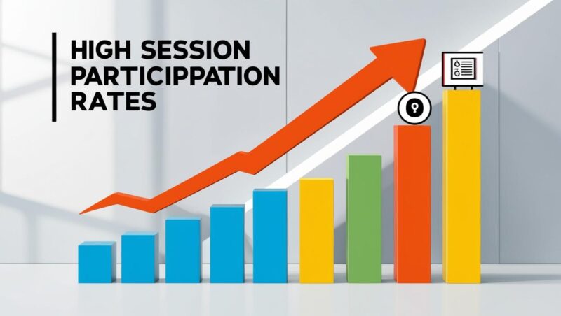 Session participation rates