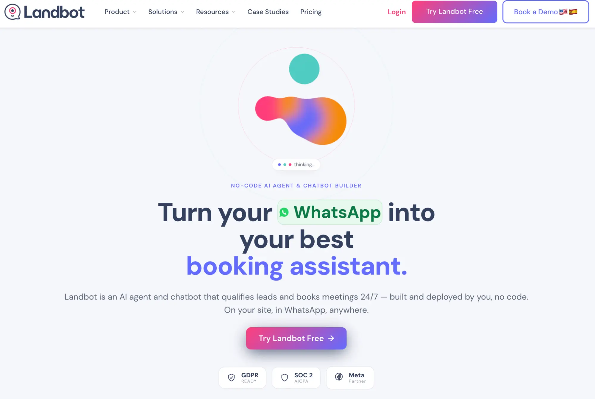 AI Chatbots for Event Planning: Finding the Best WhatsApp Chatbot for Schools and University Events (2026) - 2. Landbot: Best for Scripted Admissions Journeys