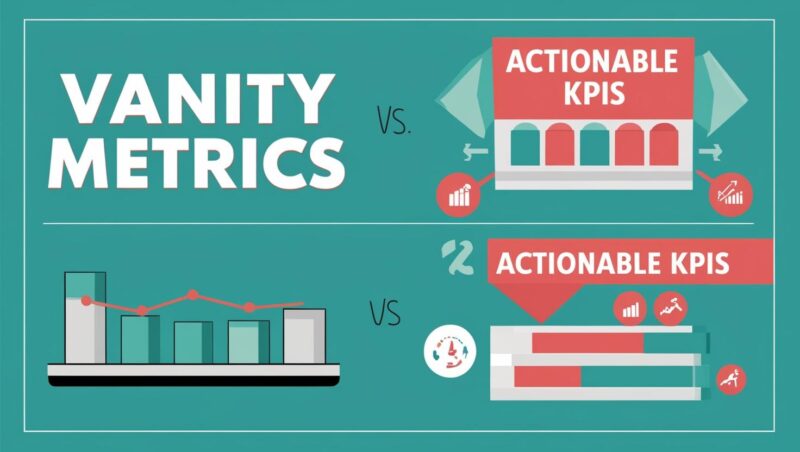 Vanity metrics vs Actionable KPIs