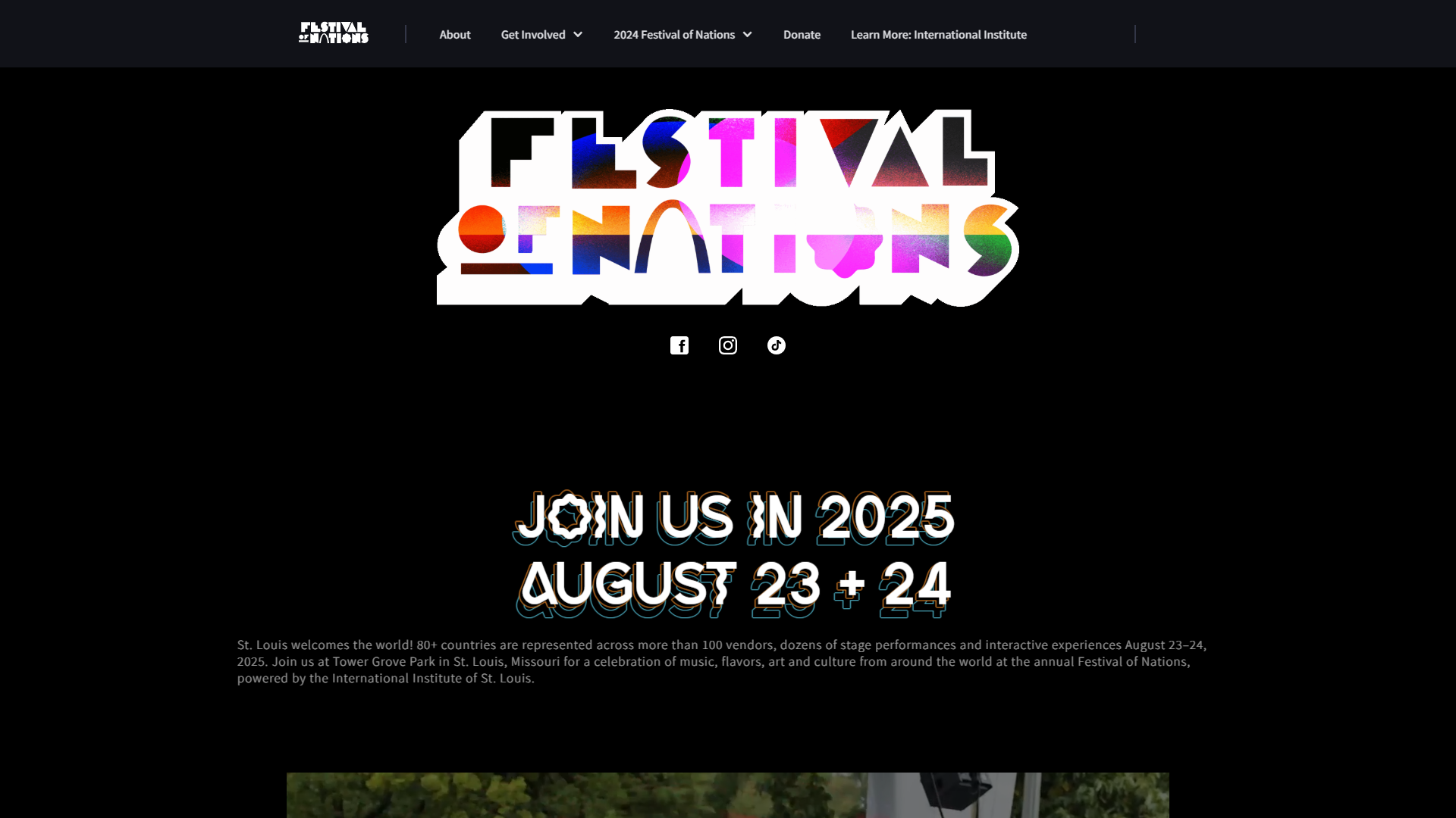 Festival of Nations event website