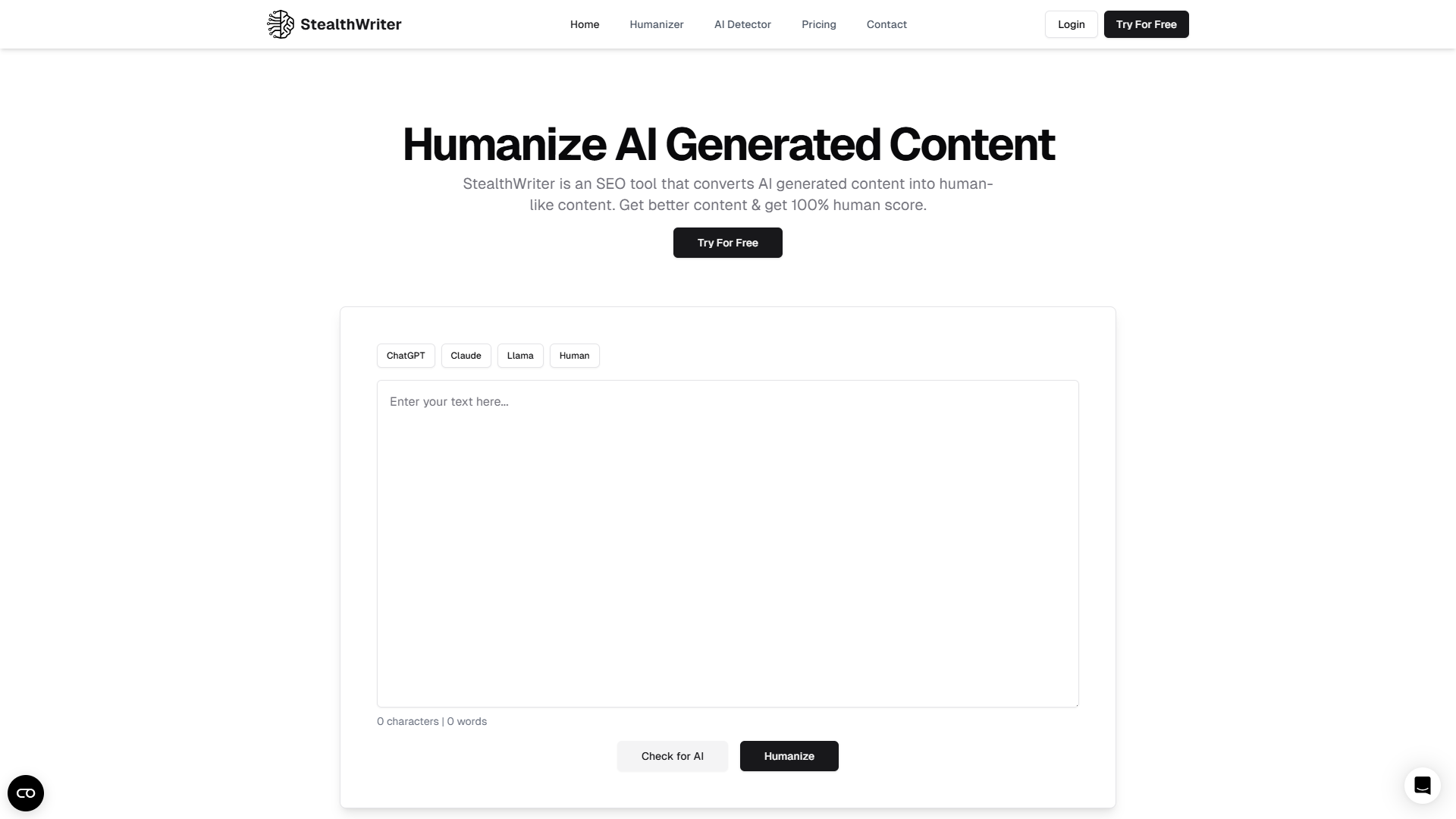 StealthWriter.ai: Humanize AI Content