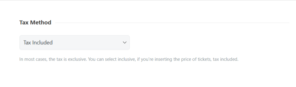 tax included