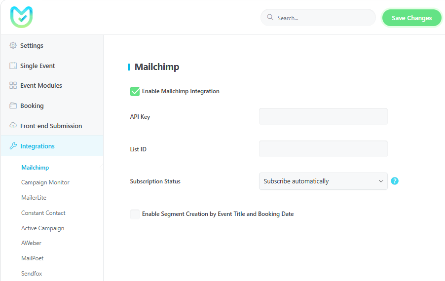 Mailchimp Screenshot