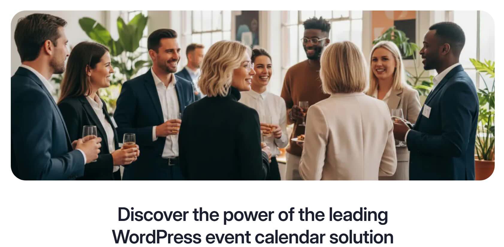 How to Make Your Own Custom Event Calendar on WordPress (No Coding Required)
 - an image of a small gathering of people at an event.