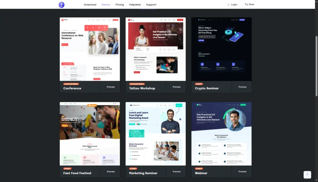  Event Website Examples