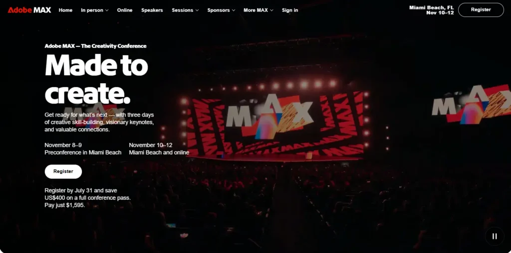 Adobe MAX