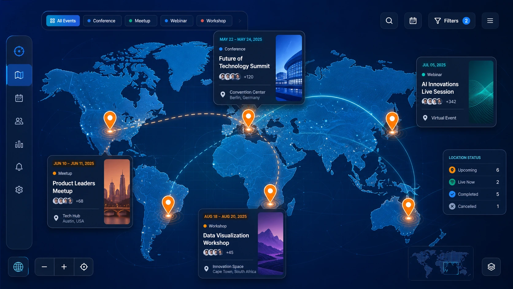 MEC Advanced Map Addon Interactive Event Maps Interactive Event Map