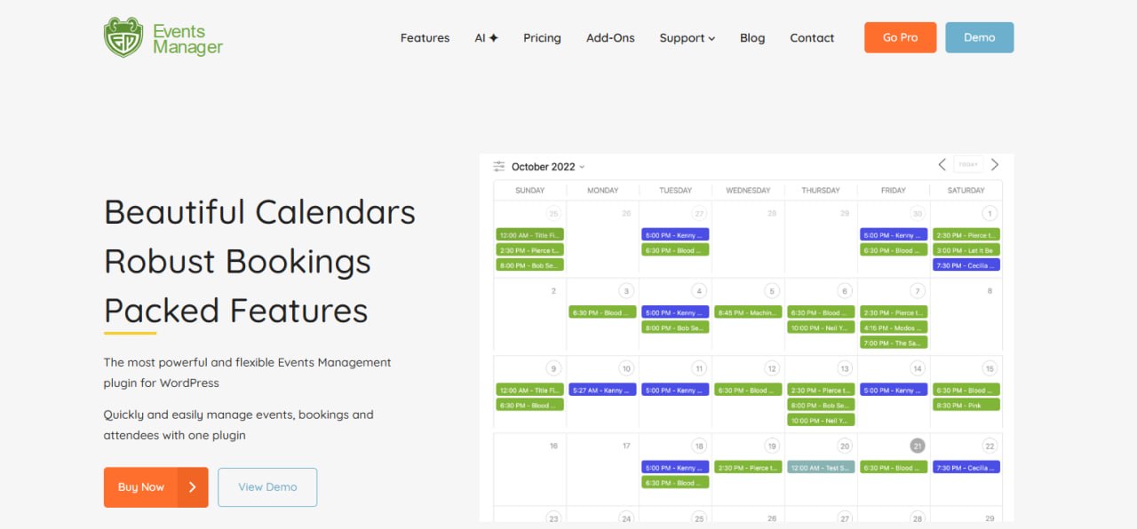 12 Best WordPress Event Calendar Plugins Compared for 2026 45 events manager