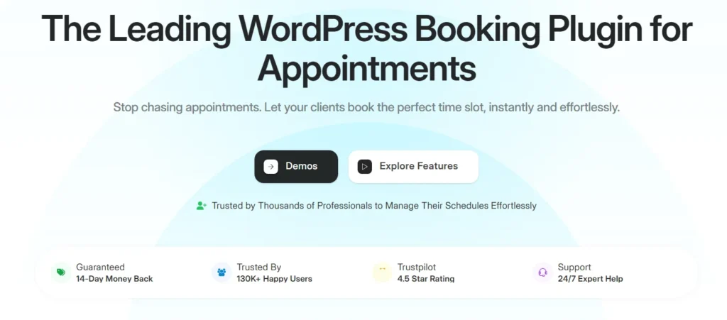 Modern Events Calendar appointment booking plugin for WordPress
