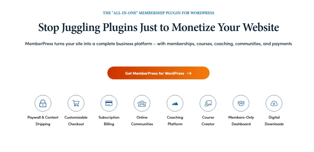 MemberPress membership plugin features for WordPress