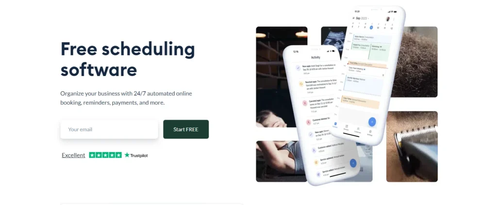 Setmore free appointment scheduling software
