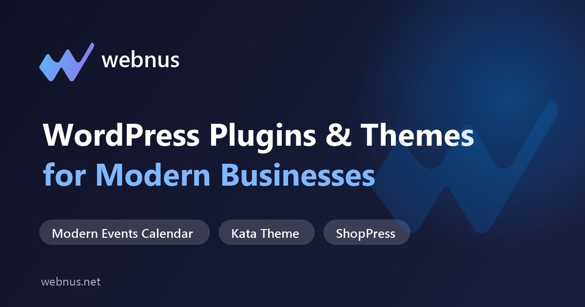 Webnus website preview