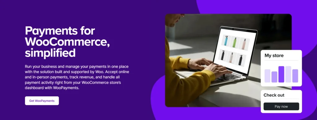 WooPayments dashboard for managing WooCommerce payments