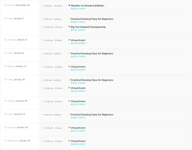 Modern Events Calendar 2