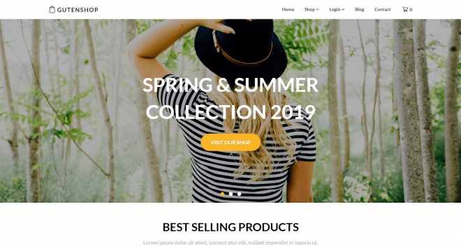 GutenShop | Best Free WooCommerce WordPress Themes