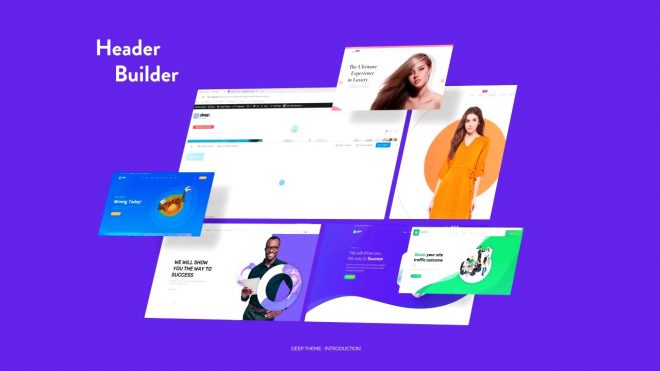 Deep Theme Header & Footer Builder