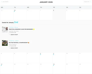 Modern Events Calendar 11