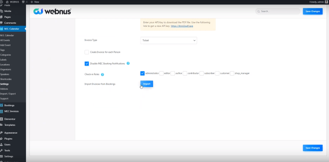 Import Invoices | Sell Events with Ticket & Invoice Addon Import Invoices | Sell Events with Ticket & Invoice Addon