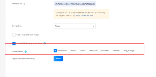 Check-in Roles | Invoice Options | Sell Events with Ticket & Invoice Addon Check-in Roles | Invoice Options | Sell Events with Ticket & Invoice Addon