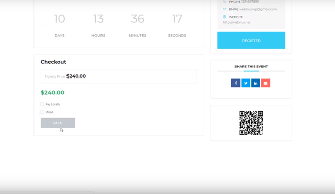 Checkout | Fourth Step | Book Event | Sell Events with Ticket & Invoice Addon Checkout | Fourth Step | Book Event | Sell Events with Ticket & Invoice Addon