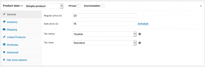 WooCommerce Manage Product Data