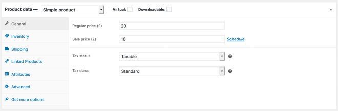 WooCommerce Manage Product Data WooCommerce Manage Product Data